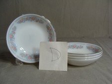 4 GALLANTEN Seuga Glass Fruit Bowls From The Rose Collection #547941(D)