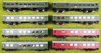 Piko Spur Tt Konvolut 8X Reko-Wagen Personenwagen Dr (Ddr) Ep.Iv 47611 47612