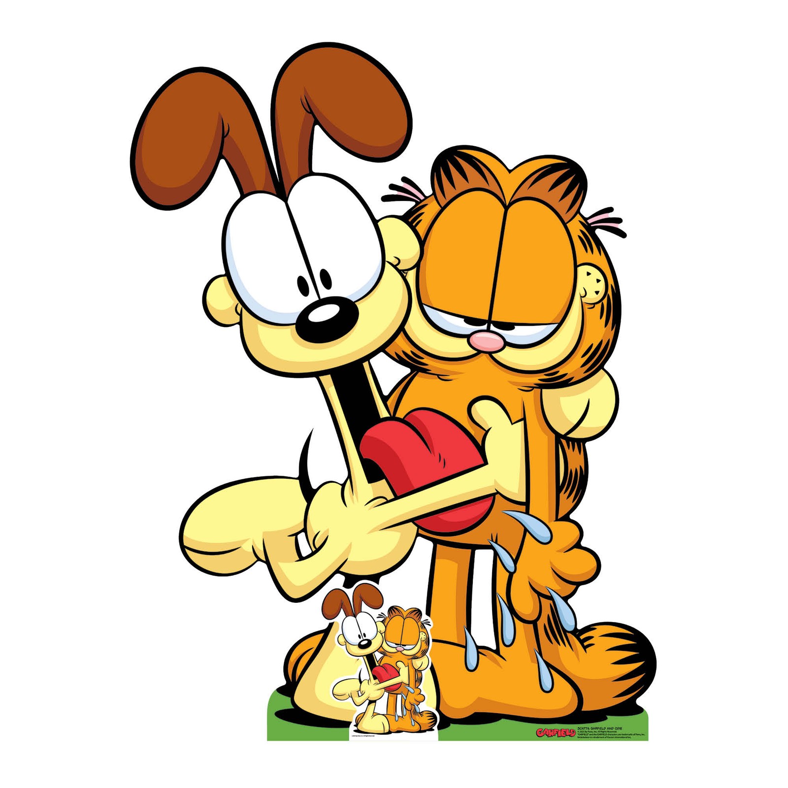 Garfield and Odie Cardboard Cutout with Free Mini Standee