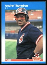 1987 Fleer Andre Thornton #262 Cleveland Indians