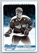 2013-14 Upper Deck Hockey Heroes #HH46 Mike Gartner (ref 199426)
