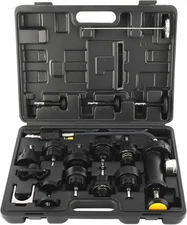 KUNTEC 18pcs Universal Radiator Pressure Tester Vacuum Pump Type Cooling... 