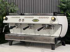 LA MARZOCCO GB5 3 GROUP ESPRESSO COFFEE MACHINE WHITE HIGH FEET COMMERCIAL CAFE