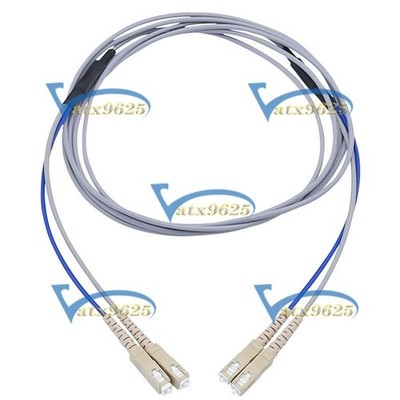 Armored Cable Fiber Patch Cord SC to SC UPC Pigtail Multi-Mode Cables Duplex 3M 
