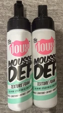 The Doux Mousse DEF Texture Foam 7oz - All in one Styler -NO CAPS -2 Pack