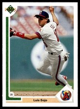 1991 UPPER DECK BASEBALL CARD LUIS SOJO #714 CALIFORNIA ANGELS 6984