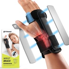 LETSHAKE Carpal Tunnel Wrist Brace Night Support, Lightweight Hand Brace with Me
