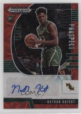 2020 Panini Prizm Draft Picks Prospect Choice Red 84/88 Nathan Knight Auto 0c2