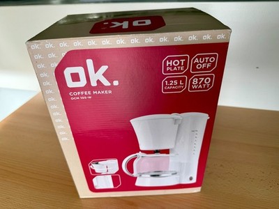 OK. Kaffeemaschine OCM 105-W   10-12 Tassen, neu & OVP