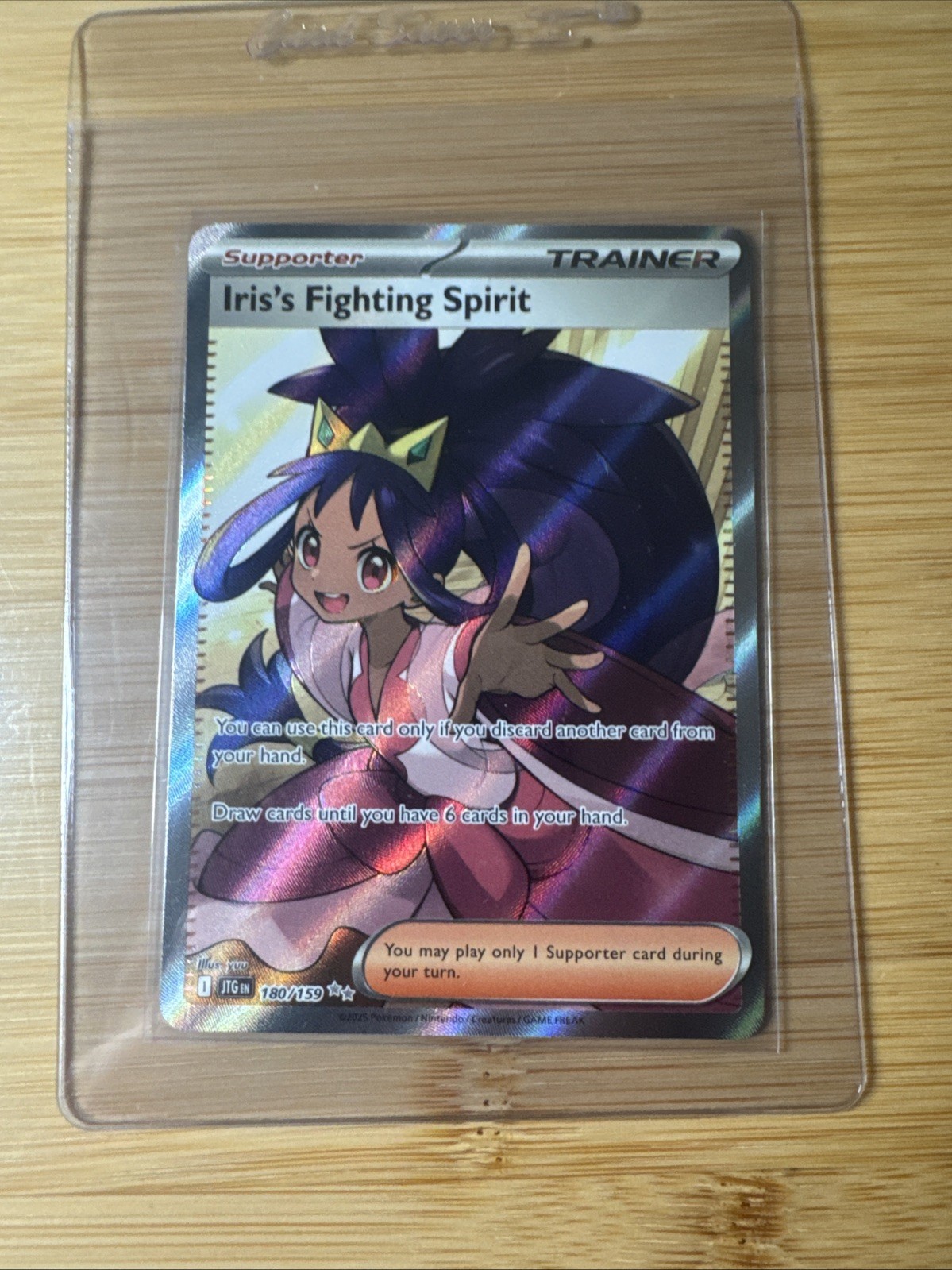 Pokemon TCG Iris's Fighting Spirit SV09: Journey Together 180/159 NM (SKU 1-1)