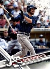 2017 Topps Walmart Holiday Snowflake #HMW54 Ender Inciarte - BB