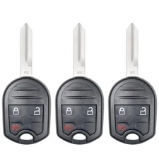 3 X 2003-2017 Ford Lincoln / 3-Button Remote Head Key / PN: 164-R8070 / CWTWB1U7