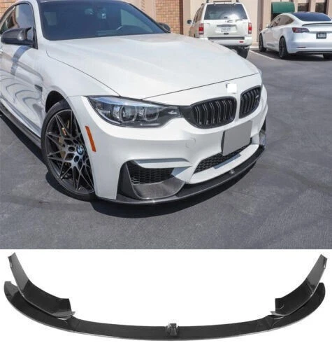 Front Spoiler Lippe + Heckdiffusor Lippe für BMW F80 M3 F82 F83 M4 Carbon Optik - Bild 4 von 4