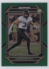 2023 Panini Prizm Draft Picks Green Prizm Andre Carter II #192 0pe3
