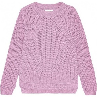 Molo Gillis Sweater Sustainable Organic Cotton Knit Pink Lavender Jumper 13-14