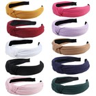 10 Pack Wide Knotted Headbands Fashion Accessories Hair Hoops Accessories