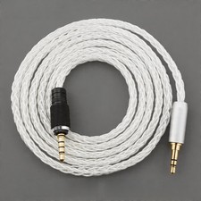 8Core Pure Silver Earphone Cable for Sony MDR-M1 MDR-MV1 MDR-M1ST Headphones