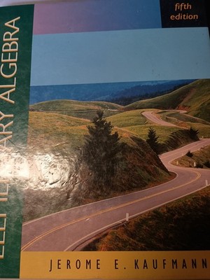 Elementary Algebra by Jerome E. Kaufmann (1996, Hardcover) N8