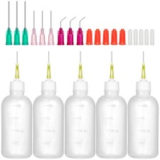 100ml Glue Bottles with Blunt Needle - Precision Tip Squeeze Applicator Dispense