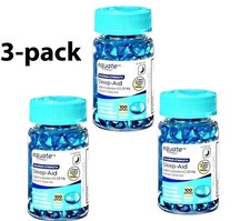 3-pack Equate Sleep Aid Softgels Maximum Strength 100 Count Ships Worldwide