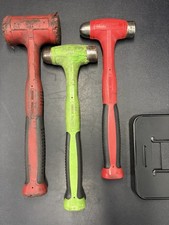 Snap-on Tools 16oz Ball Peen Dead Blow Hammer Hbbd16 Hbfe32 Set Of 3