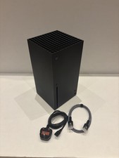 Serviced Microsoft Xbox Series X Disc Edition Console And Cables 1TB, Black