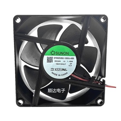 EF80252B2-1000U-AB9 1.16W DC24V 8025 8CM Inverter Cooling Fan *cc