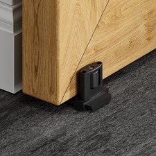 Door Floor Guide with Roller Saving Stable for Sliding Barn Door Hardware Kit