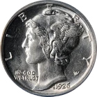 1926-P Mercury Dime ANACS AU58 Superb Eye Appeal Strong Strike