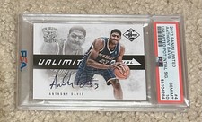 Psa 10 2012 Panini Limited Anthony Davis Unlimited Potential Sig. /99