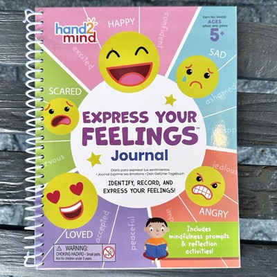 hand2mind Spiral-Bound  Express Your Feelings  Journal | Ages 5+