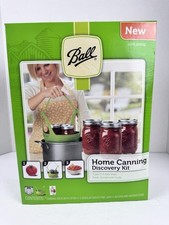 Ball Home Canning Discovery Kit Includes Lifter & 3 regular Mouth Pint Jars New!