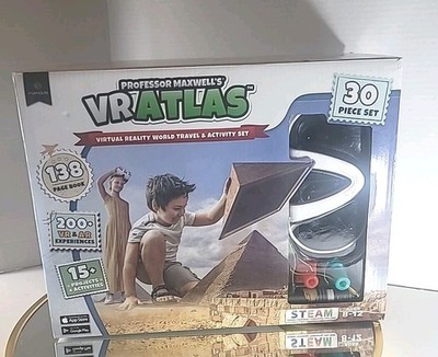 Professor Maxwell's VR Atlas Virtual Reality Kids Science Kit & Book Interactive
