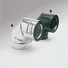 M & G Duravent 46DVA-E90B 4 Inch x 6 Inch 90 Deg DirectVent Pro Swivel Black ...