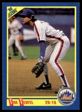 1990 Score Tim Teufel New York Mets #501
