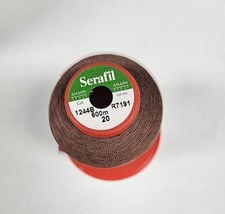 AMANN SERAFIL THREAD 20 600M, WATER REPELLENT THREAD Color 1244b Lt Rust