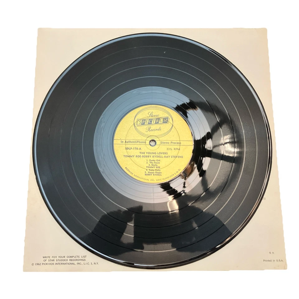 Bobby Rydell, Ray Stevens, Tommy Roe: The Young Lovers     33 RPM      12"  LP - Image 3 of 3