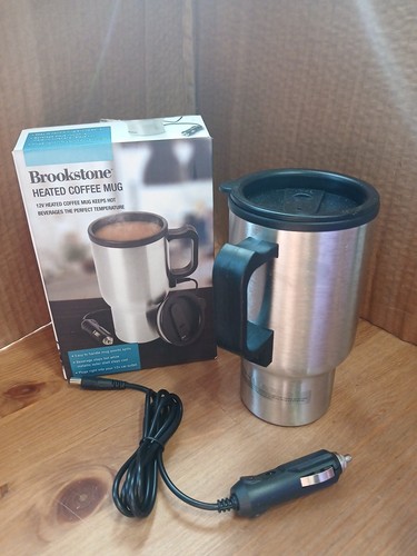 Brookstone Heated Coffee Mug 12V