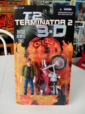 1997 Kenner Terminator 2 3-D John Connor w/ Motorcycle Action Figure NEW/Sealed