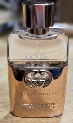 GUCCI GUILTY POUR FEMME EAU DE TOILETTE NATURAL SPRAY 1 OZ NO CAP OR BOX 