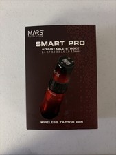 Mars Revolution Smart Pro Adjustable Stroke Wireless Tattoo Machine Black