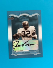 2003 Donruss Classics Legends - Jim Brown Auto Ser #ED 068/250 - HOF GREAT