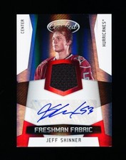 2010 CERTIFIED HOCKEY JEFF SKINNER ROOKIE CARD FRESHMAN FABRIC MIRROR RED RC/100