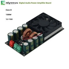 Class D HiFi Digital Audio Power Amplifier Board Mono 1500W 12-110V Power