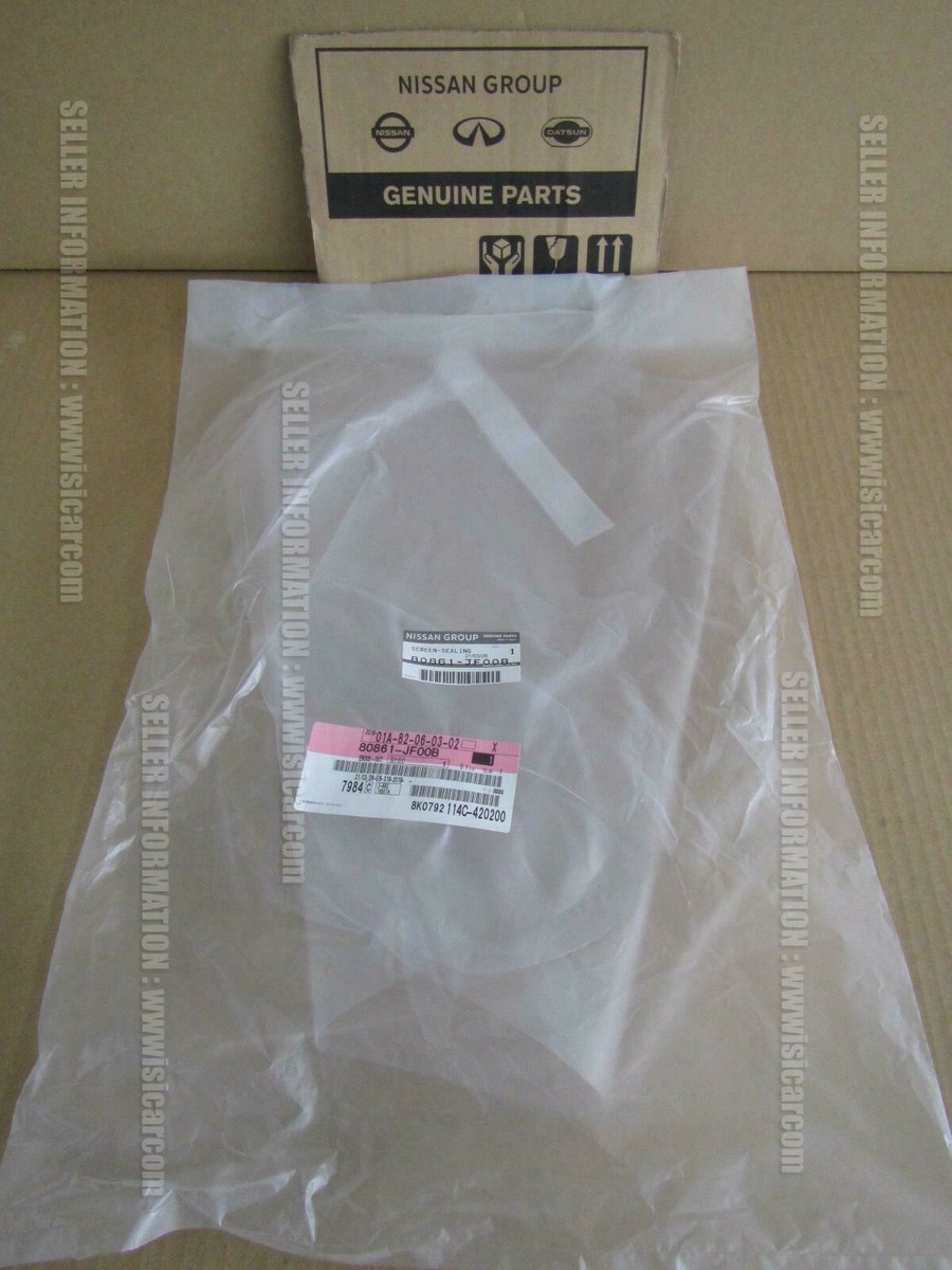 NISSAN GT-R 2017 R35 SCREEN-SEALING,FRONT LH 80861-JF00B jdm