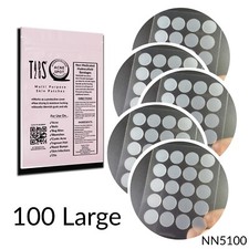 100 LARGE 12mm Acne Dot Pimple Patch Stickers, Cystic Acne Patches, Spot Dots