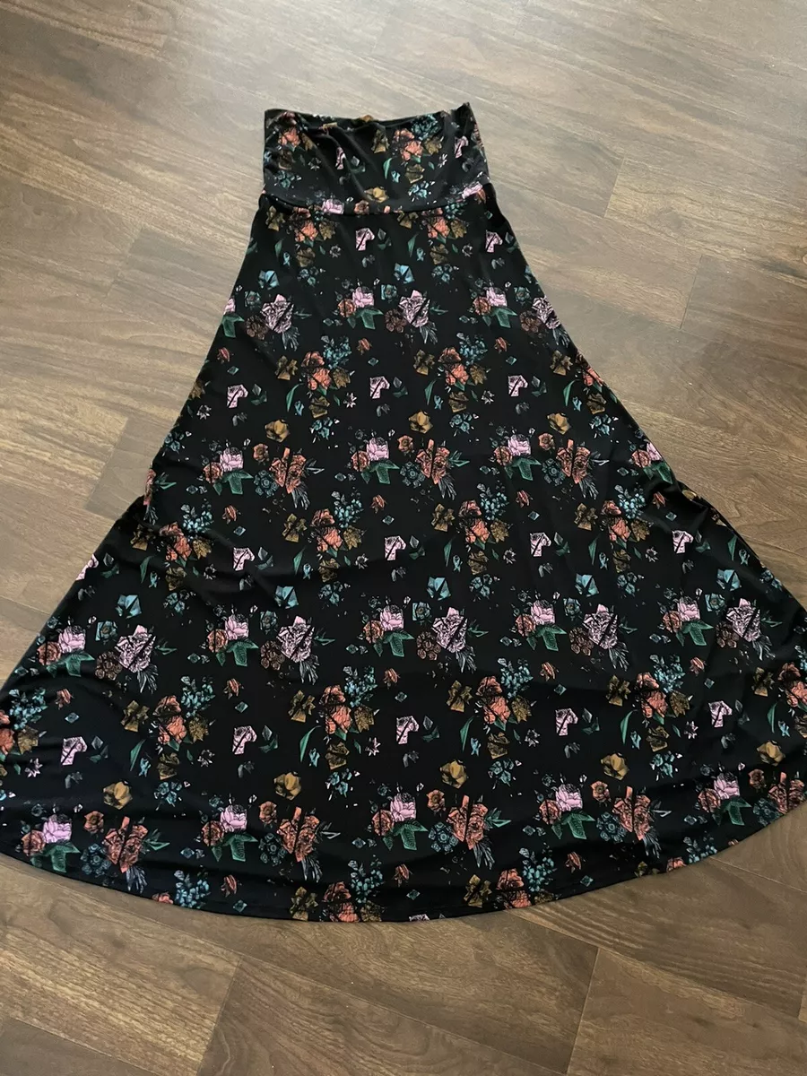 Black maxi skirt lularoe cheap