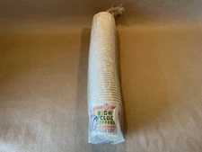 Vintage A&P Eight o' Clock Coffee Paper Cups w/ Handle Sleeve of 50 Sweetheart 