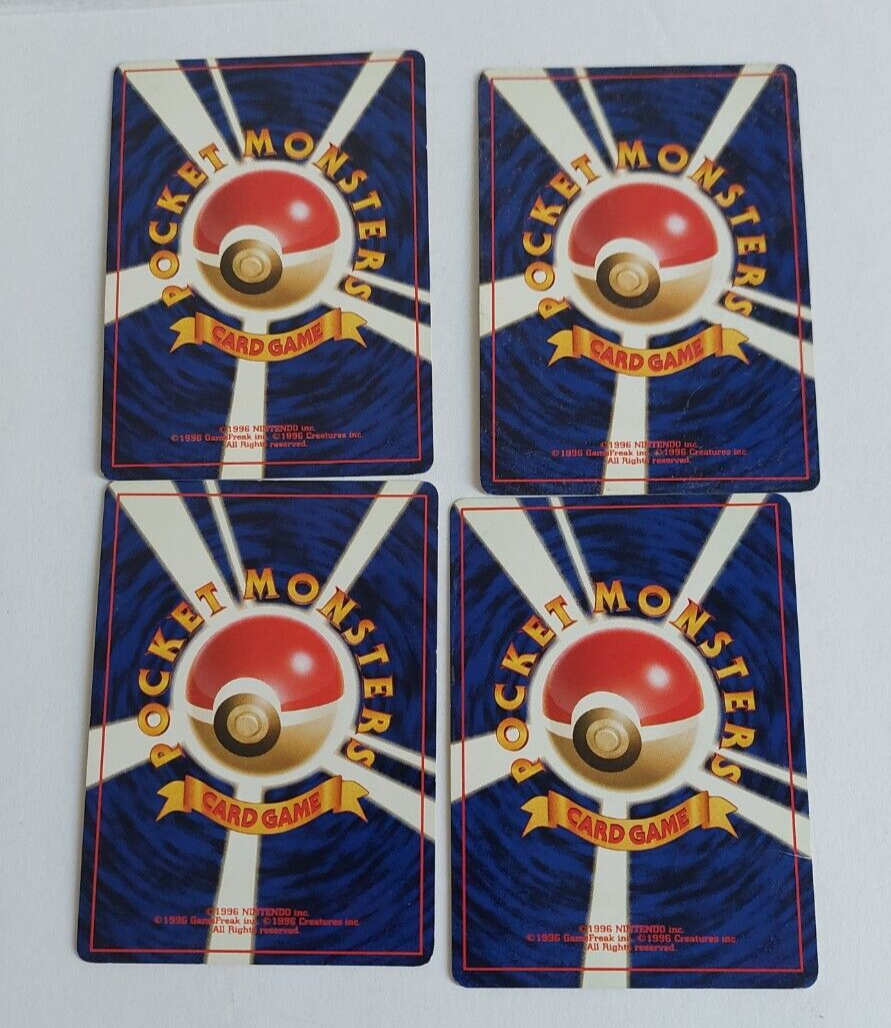 JAPANESE POKEMON, POCKET MONSTERS CARD GAME. 1996 NINTENDO JAPANESE POKEMON, POCKET MONSTERS CARD GAME. 1996 NINTENDO