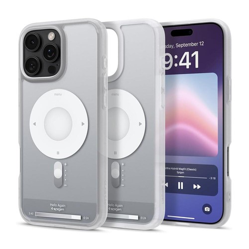 For iPhone 16/ Pro/ Max Plus 16e Case SPIGEN Ultra Hybrid MagSafe Clear Cover - Picture 23 of 169